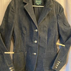 Denim Blazer Large Ralph Lauren